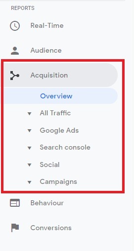 Acquisition Analytics Reports